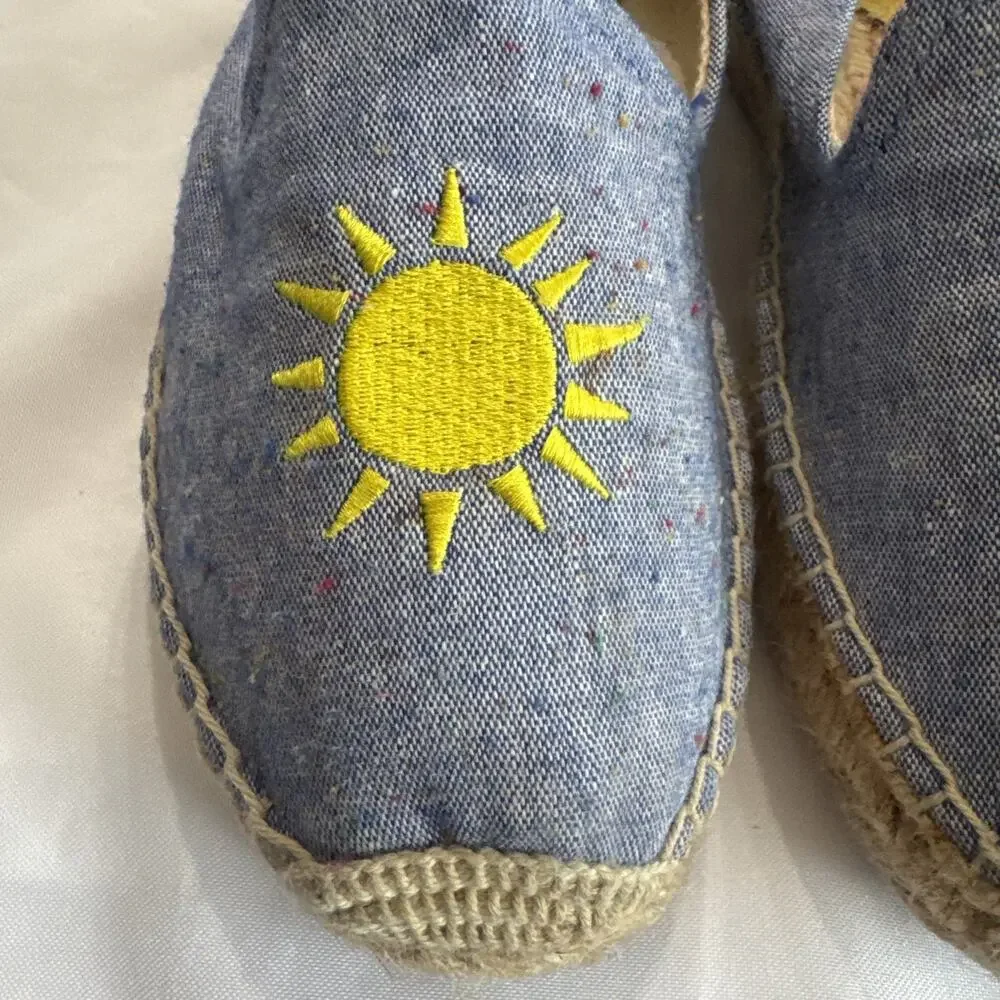 Soludos x Mary Matson Sunshine Double Platform Espadrilles Women's 6.5 EUC